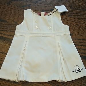 Burberry baby white dress